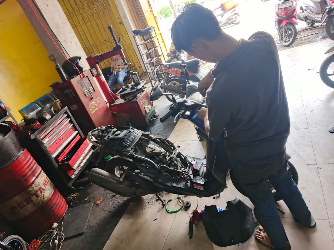 Servis kelistrikan motor